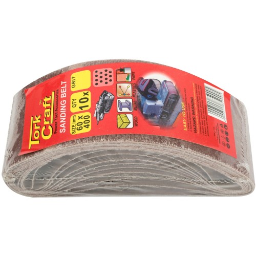 SANDING BELT 60 X 400MM 100GRIT 10/PACK (FOR TRITON PALM SANDER) SANDING BELT 60 X 400MM 100GRIT 10/PACK (FOR TRITON PALM SANDER)