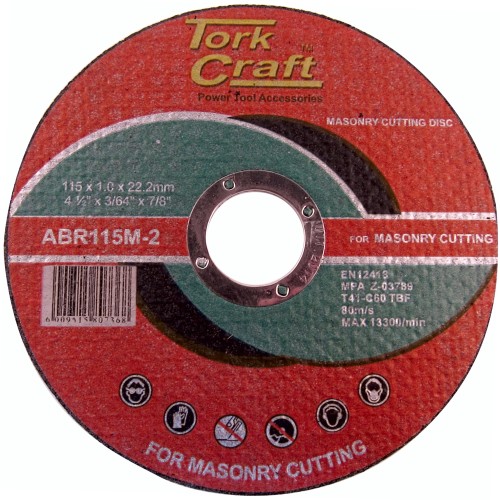 CUTTING DISC MASONRY 115 X 1.0 X 22.22MM
