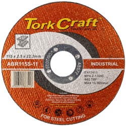 CUTTING DISC INDUSTRIAL METAL 115 X 2.5 X 22.2 MM CUTTING DISC INDUSTRIAL METAL 115 X 2.5 X 22.2 MM