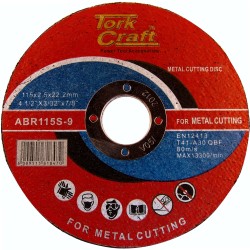 CUTTING DISC METAL & SS 115 X 2.5 X 22.22MM CUTTING DISC METAL & SS 115 X 2.5 X 22.22MM