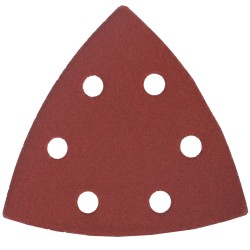 SANDING TRIANGLE SHEET 240GRIT 94X94X94MM 5/PACK W/HOLES HOOK & LOOP SANDING TRIANGLE SHEET 240GRIT 94X94X94MM 5/PACK W/HOLES HOOK & LOOP