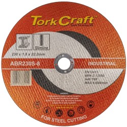 CUTTING DISC INDUSTRIAL METAL 230 X 1.8 X 22.2 MM CUTTING DISC INDUSTRIAL METAL 230 X 1.8 X 22.2 MM