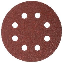 SANDING DISC 115MM 40 GRIT WITH HOLES 10/PK HOOK AND LOOP SANDING DISC 115MM 40 GRIT WITH HOLES 10/PK HOOK AND LOOP