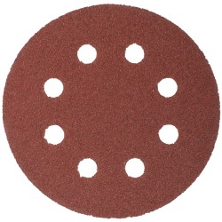 SANDING DISC 115MM 60 GRIT WITH HOLES 10/PK HOOK AND LOOP SANDING DISC 115MM 60 GRIT WITH HOLES 10/PK HOOK AND LOOP