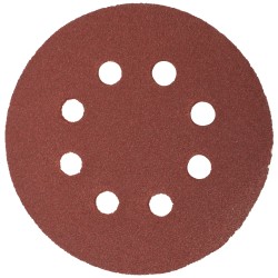 SANDING DISC 125MM 60 GRIT WITH HOLES 10/PK HOOK AND LOOP SANDING DISC 125MM 60 GRIT WITH HOLES 10/PK HOOK AND LOOP