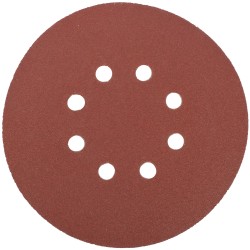 SANDING DISC 150MM 120 GRIT WITH HOLES 10/PK HOOK AND LOOP SANDING DISC 150MM 120 GRIT WITH HOLES 10/PK HOOK AND LOOP