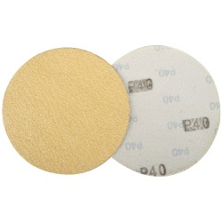 GOLD DISC (50 PIECES) 40 GRIT 150MM WITHOUT HOLE HOOK AND LOOP GOLD DISC (50 PIECES) 40 GRIT 150MM WITHOUT HOLE HOOK AND LOOP