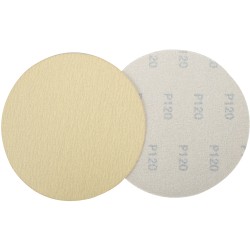 GOLD DISC (50 PIECES) 120 GRIT 150MM WITHOUT HOLE HOOK AND LOOP GOLD DISC (50 PIECES) 120 GRIT 150MM WITHOUT HOLE HOOK AND LOOP