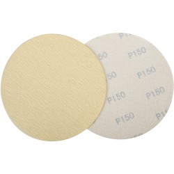 GOLD DISC (50 PIECES) 150 GRIT 150MM WITHOUT HOLE HOOK AND LOOP GOLD DISC (50 PIECES) 150 GRIT 150MM WITHOUT HOLE HOOK AND LOOP
