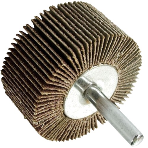 FLAP WHEEL 40 X 20 X 6MM SHAFT 80 GRIT PER EACH (50 PER BOX) FLAP WHEEL 40 X 20 X 6MM SHAFT 80 GRIT PER EACH (50 PER BOX)