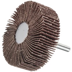 FLAP WHEEL 60 X 20 X 6MM SHAFT 60 GRIT PER EACH (10 PER BOX) FLAP WHEEL 60 X 20 X 6MM SHAFT 60 GRIT PER EACH (10 PER BOX)