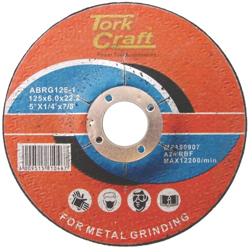 GRINDING DISC FOR STEEL 125 X 6.0 X 22.22MM GRINDING DISC FOR STEEL 125 X 6.0 X 22.22MM