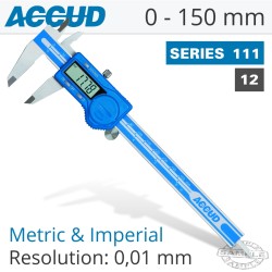 DIG. CALIPER 150MM 0.03MM ACC. S/STEEL 0.01MM RES. DIG. CALIPER 150MM 0.03MM ACC. S/STEEL 0.01MM RES.