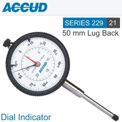 DIAL INDICATOR 50MM 0.01MM GRAD. LUG&FLAT BACK DIAL INDICATOR 50MM 0.01MM GRAD. LUG&FLAT BACK