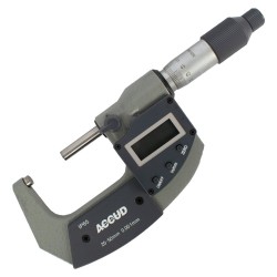 DIG. OUTSIDE MICROMETER 25-50MM 0.002MM ACC IP65. 0.001MM RES. DIG. OUTSIDE MICROMETER 25-50MM 0.002MM ACC IP65. 0.001MM RES.