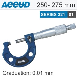 OUTSIDE MICROMETER 250-275MM 0.009MM ACC. 0.01MM GRAD. OUTSIDE MICROMETER 250-275MM 0.009MM ACC. 0.01MM GRAD.