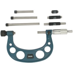 OUTSIDE MICROMETER 100MM 0.004MM ACC. 0.01MM GRAD. WITH INTERCH. ANVIL OUTSIDE MICROMETER 100MM 0.004MM ACC. 0.01MM GRAD. WITH INTERCH. ANVIL