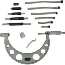 OUTSIDE MICROMETER 150MM 0.004MM ACC. 0.01MM GRAD. WITH INTERCH. ANVIL OUTSIDE MICROMETER 150MM 0.004MM ACC. 0.01MM GRAD. WITH INTERCH. ANVIL