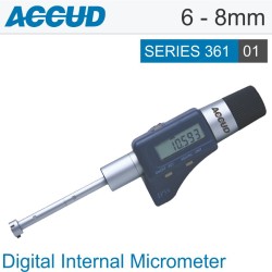 DIG. 3 POINTS INSIDE MICROMETER 6-8MM 0.004MM ACC. 0.001MM RES. DIG. 3 POINTS INSIDE MICROMETER 6-8MM 0.004MM ACC. 0.001MM RES.