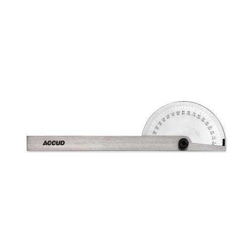 PROTRACTOR 90MM X 145MM 0-180DEG. RANGE 0.3DEG ACCURACY