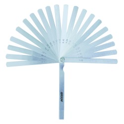 LONG FEELER GAUGE 150MM 0.05-1.00 13 LEAVES DIN2275 LONG FEELER GAUGE 150MM 0.05-1.00 13 LEAVES DIN2275