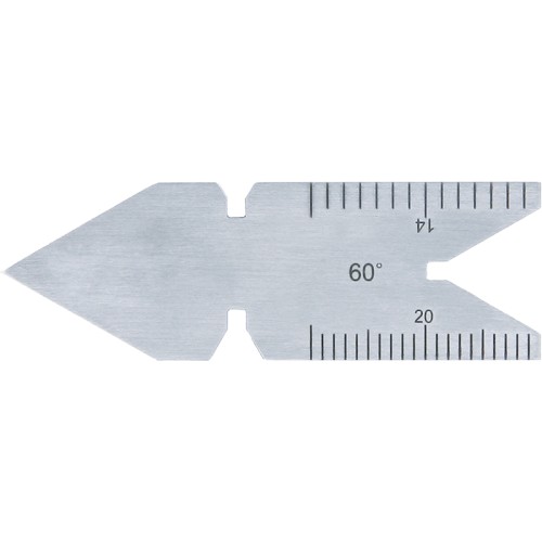 CENTER GAUGE METRIC 60DEG. 30&#039; ACC. 0.5MM & 1MM GRAD.