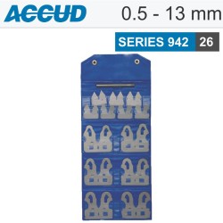 RADIUS GAUGE SET 0.5-13MM WITH HANDLE RADIUS GAUGE SET 0.5-13MM WITH HANDLE