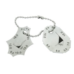 WELDING GAUGE 4-10,12MM/ 4-10,12,14,16,18MM DOUBLE PRINTING 0.5MM ACC WELDING GAUGE 4-10,12MM/ 4-10,12,14,16,18MM DOUBLE PRINTING 0.5MM ACC