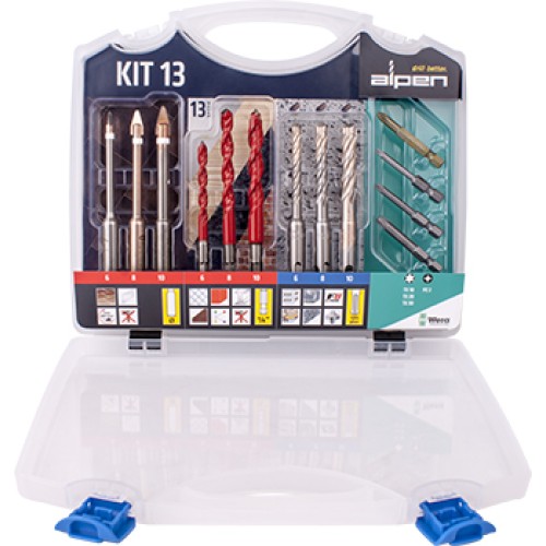 KERAMO PROFI MULTICUT & F8 EXTREME 13 PCE SET 6 8 10MM TX & PZ BITS KERAMO PROFI MULTICUT & F8 EXTREME 13 PCE SET 6 8 10MM TX & PZ BITS