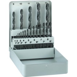 HSS SPRINT DRILL BIT SET 21 PIECE 1-8MM X 0.5 + 9-13MM X 1.0 IN METAL HSS SPRINT DRILL BIT SET 21 PIECE 1-8MM X 0.5 + 9-13MM X 1.0 IN METAL