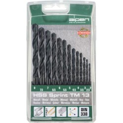HSS SPRINT DRILL BIT SET 13 PIECE 2-8MM X 0.5 HSS SPRINT DRILL BIT SET 13 PIECE 2-8MM X 0.5