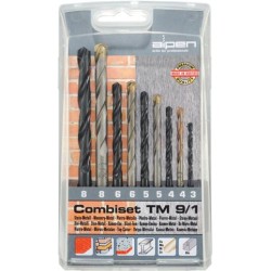 HSS/MASONRY DRILL BIT KOMBI SET 3-8MM HSS/MASONRY DRILL BIT KOMBI SET 3-8MM