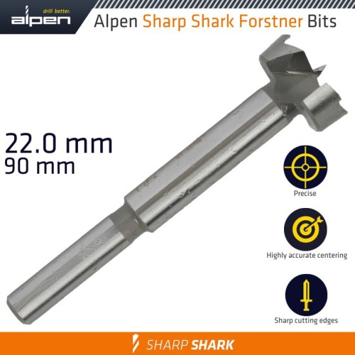 FORSTNER DRILL BIT SHARP SHARK 22MM
