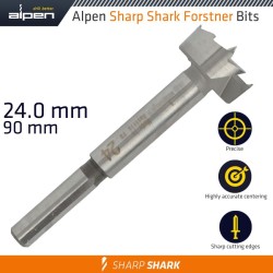 FORSTNER DRILL BIT SHARP SHARK 24MM FORSTNER DRILL BIT SHARP SHARK 24MM