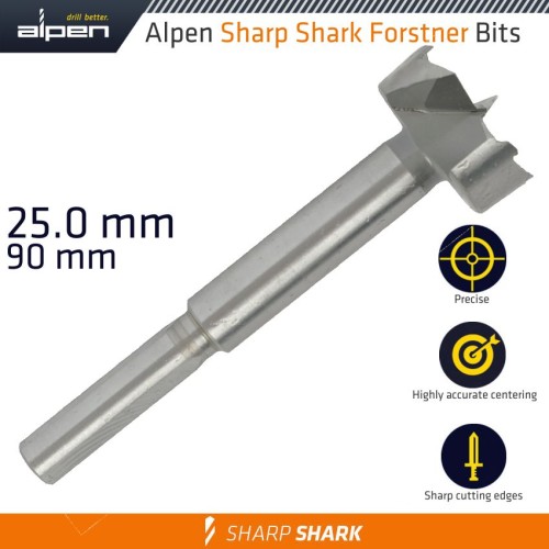 FORSTNER DRILL BIT SHARP SHARK 25MM
