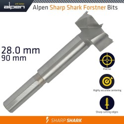 FORSTNER DRILL BIT SHARP SHARK 28MM FORSTNER DRILL BIT SHARP SHARK 28MM