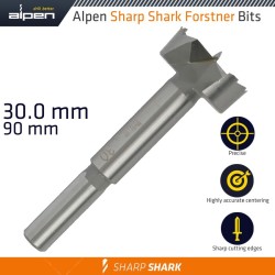 FORSTNER DRILL BIT SHARP SHARK 30MM FORSTNER DRILL BIT SHARP SHARK 30MM