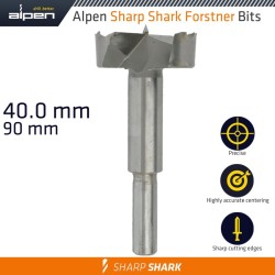 FORSTNER DRILL BIT SHARP SHARK 40MM FORSTNER DRILL BIT SHARP SHARK 40MM