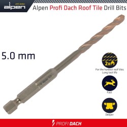 ROOF TILE DRILL BIT 5.0MM BULK ROOF TILE DRILL BIT 5.0MM BULK