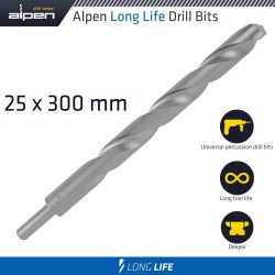 MASONRY DRILL BIT LONG LIFE 25 X 300MM MASONRY DRILL BIT LONG LIFE 25 X 300MM
