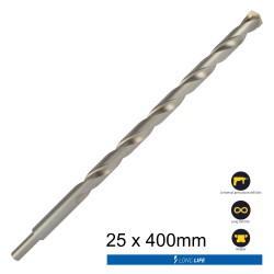 MASONRY DRILL BIT LONG LIFE 25 X 400MM MASONRY DRILL BIT LONG LIFE 25 X 400MM