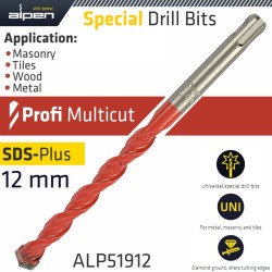 PROFI MULTICUT SDS DRILL BIT 12 X 160MM PROFI MULTICUT SDS DRILL BIT 12 X 160MM