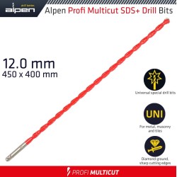 PROFI MULTICUT SDS+ SHANK PLW 12 X 450 PROFI MULTICUT SDS+ SHANK PLW 12 X 450
