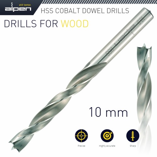 HSS COBALT WOOD DRILL BIT 10MM HSS COBALT WOOD DRILL BIT 10MM