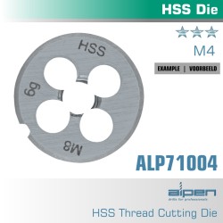 DIE 4MM ROUND 25X9MM IN POUCH HSS 0.7MM PITCH