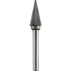 TC ROTARY BURR 6MM CONICAL POINTED NOSE FOR HARD METALS TC ROTARY BURR 6MM CONICAL POINTED NOSE FOR HARD METALS