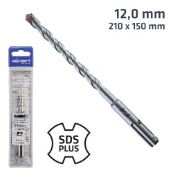 SDS PLUS 210X150 12.0MM HAMMER BIT PLASTIC WALLET SDS PLUS 210X150 12.0MM HAMMER BIT PLASTIC WALLET