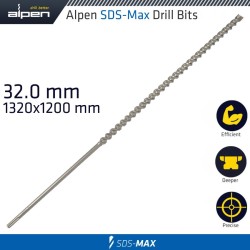 SDS MAX DRILL BIT 32MM 1320 1200MM SDS MAX DRILL BIT 32MM 1320 1200MM