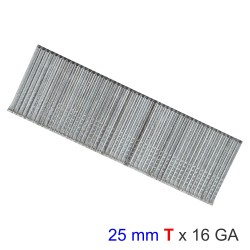 BRAD NAIL 16G 25MM (2500) FOR AT0002 BRAD NAIL 16G 25MM (2500) FOR AT0002