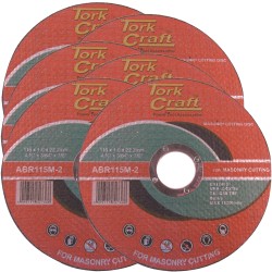 5 + 1 FREE CUTTING DISC FOR MASONRY 115 X 1.0 X 22.2MM 5 + 1 FREE CUTTING DISC FOR MASONRY 115 X 1.0 X 22.2MM